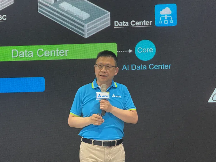 台達資通訊基礎設施事業群副總經理黃彥文。呂承哲攝