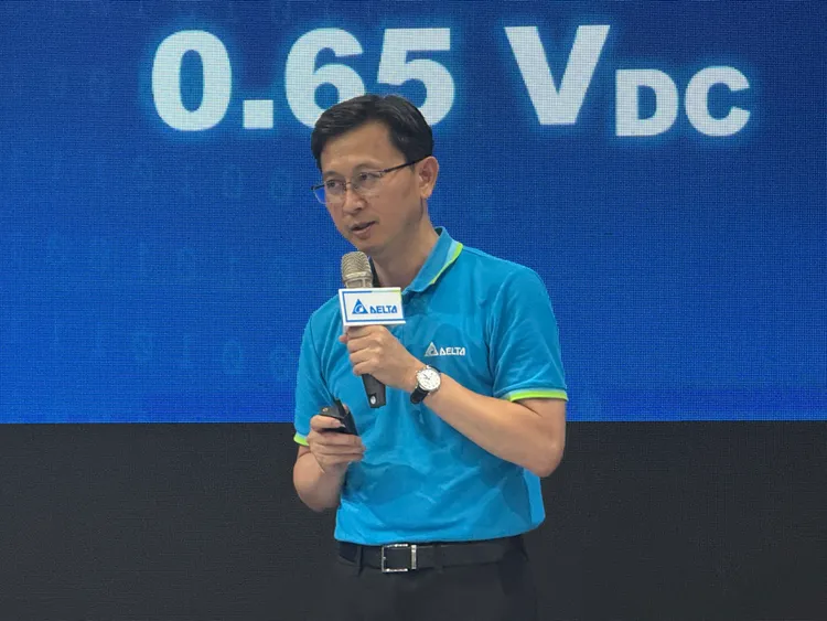 台達電源及系統事業群副總經理陳盈源。呂承哲攝