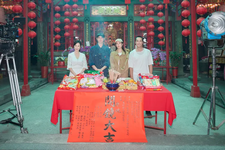 天心（左起）、曹佑寧、林思宇、莊凱勛。星映電影提供