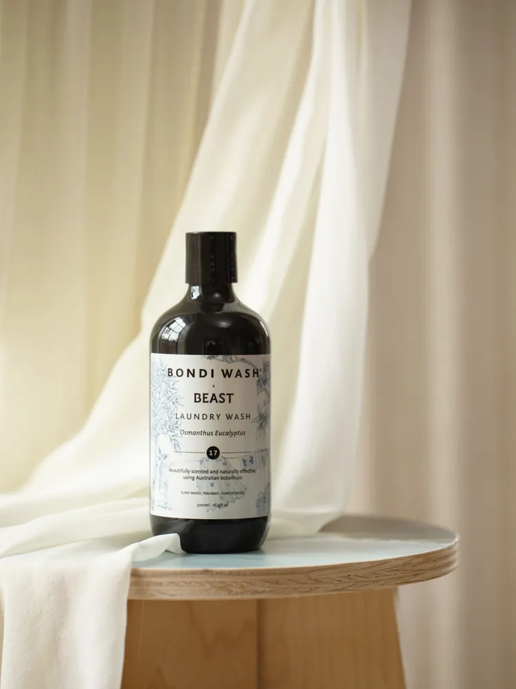 Bondi Wash x BEAST桂花及桉樹洗衣精，500ml／750元。品牌提供