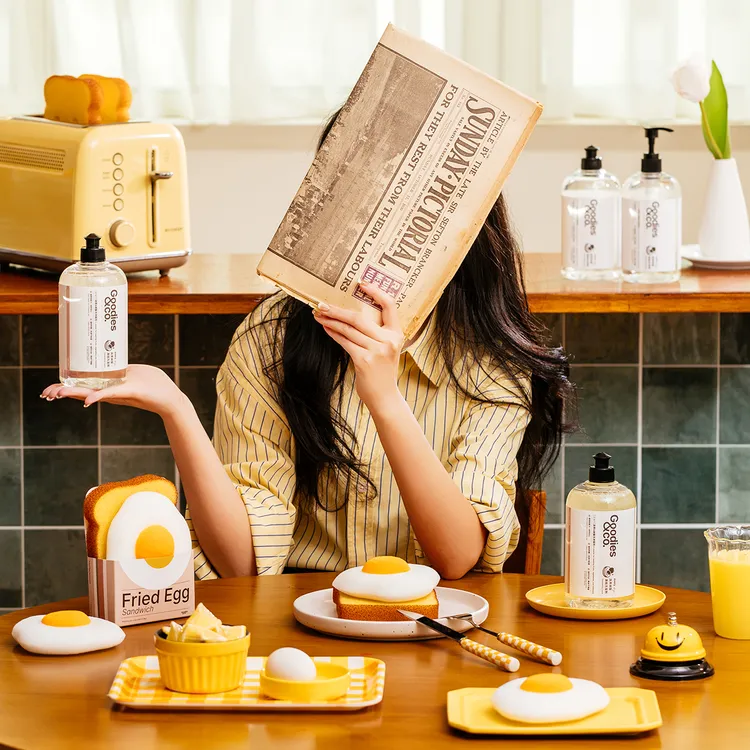 Goodies&co.二合一蔬果碗盤洗潔劑，500ml／680元。品牌提供