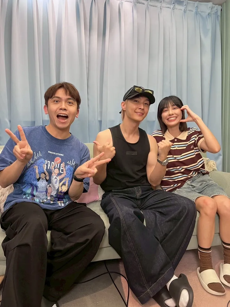 談到分手後的各種「殘留物」，炎亞綸苦笑：「情趣用品是最尷尬的東西。」左為黃豪平，右為宇珊。薩泰爾提供