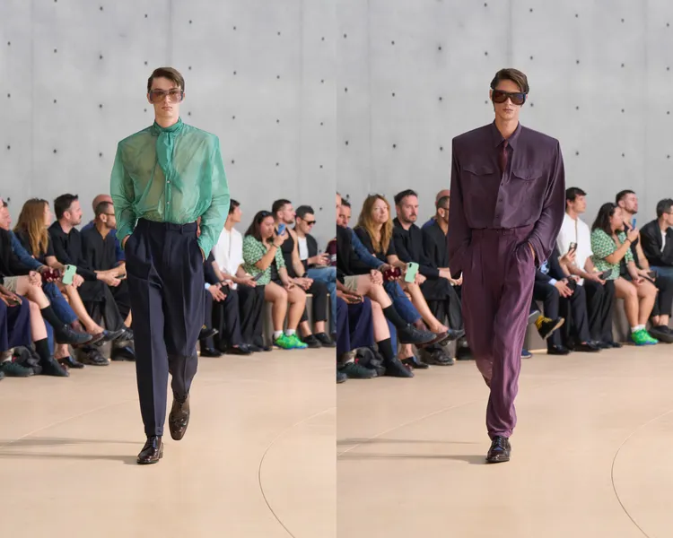 Saint Laurent 2026春夏男裝秀。品牌提供