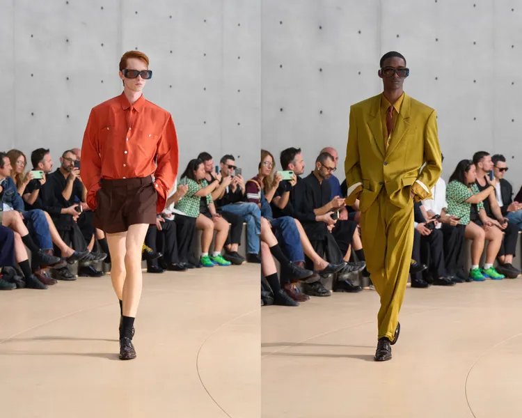 Saint Laurent 2026春夏男裝秀。品牌提供