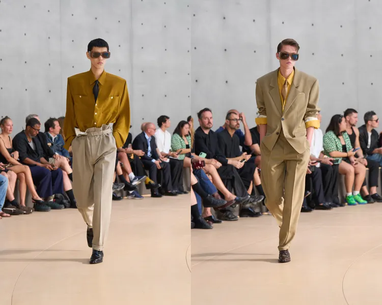 Saint Laurent 2026春夏男裝秀。品牌提供
