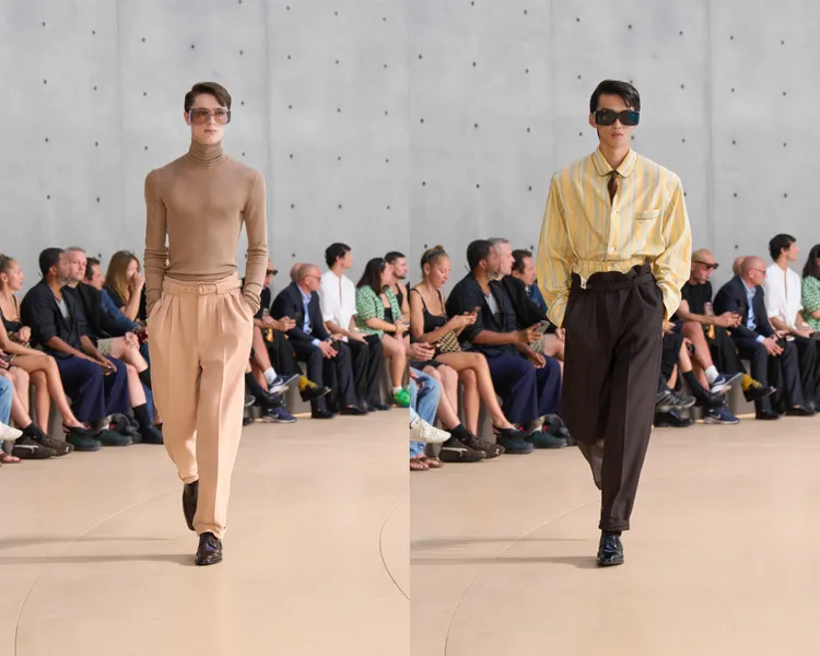 Saint Laurent 2026春夏男裝秀。品牌提供