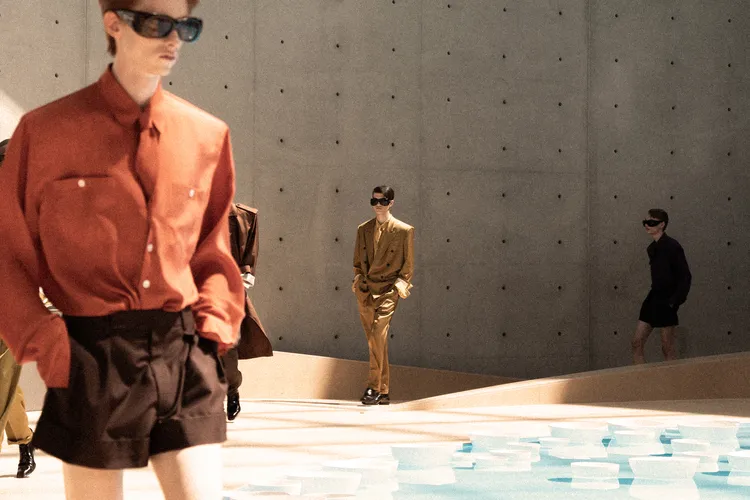 Saint Laurent 2026春夏男裝秀。品牌提供