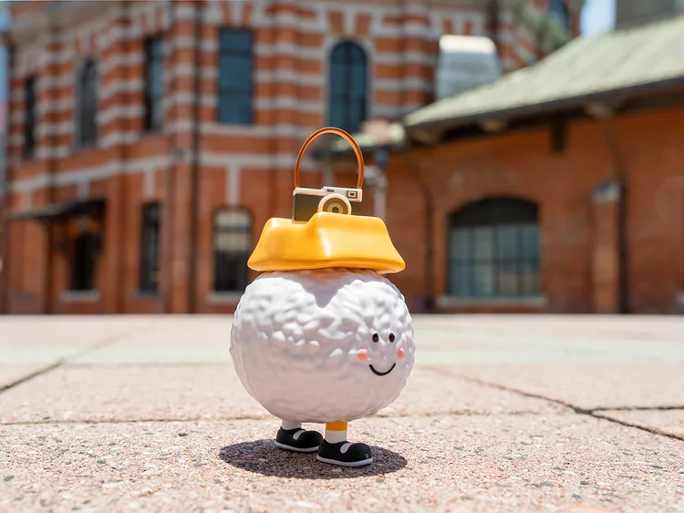 愛用相機拍照的「稻荷小武」壽司公仔。爭鮮提供