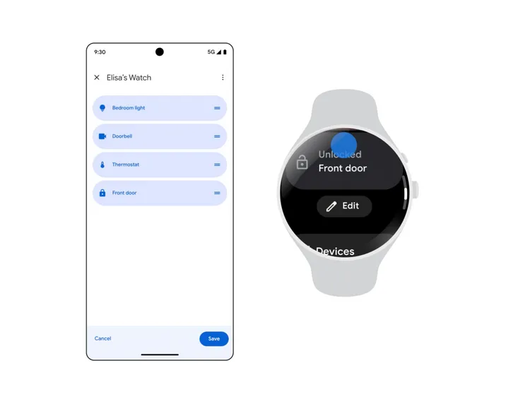 Google Home 即將支援「裝置專屬最愛項目」，能依照不同裝置快速操作指定家電，無論是電視、手機還是手錶都能各司其職。Google官網