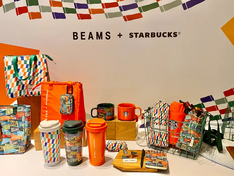 星巴克與BEAMS這次聯名總共推出17款商品。莊偉祺攝