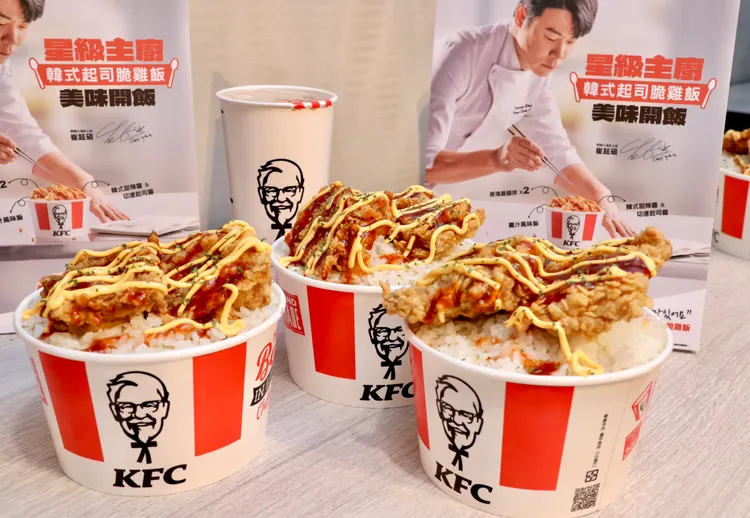 崔鉉碩推出韓式起司脆雞飯聯名產品。莊宗達攝