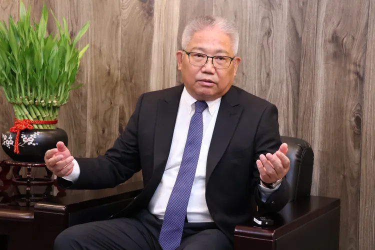 中華民國藥師公會全國聯合會理事長黃金舜。莊宗達攝