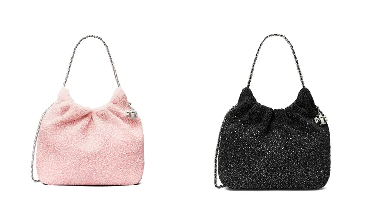 TORY BURCH x BonBon Fleming迷你裝飾束口包，各2萬6700元。品牌提供