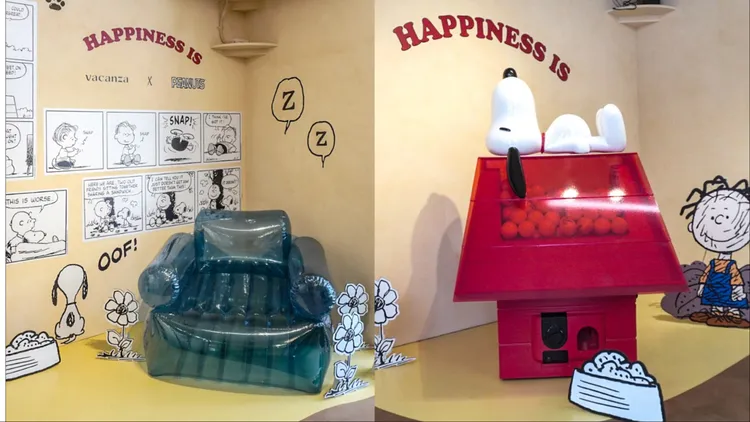 vacanza也為門市換上SNOOPY嶄新店裝。品牌提供