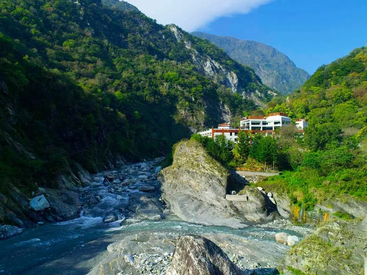 天祥地區的太魯閣晶英酒店已恢復營業風景依舊。太魯閣晶英酒店提供