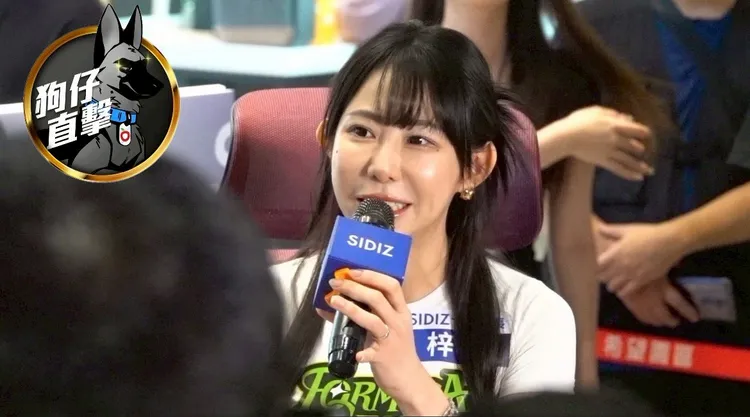 梓梓出席一日店長活動。特勤中心攝