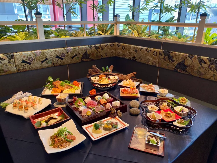 「NAGOMI 雅」可吃到天皇御用的京都百年老店等系列餐點。莊偉祺攝