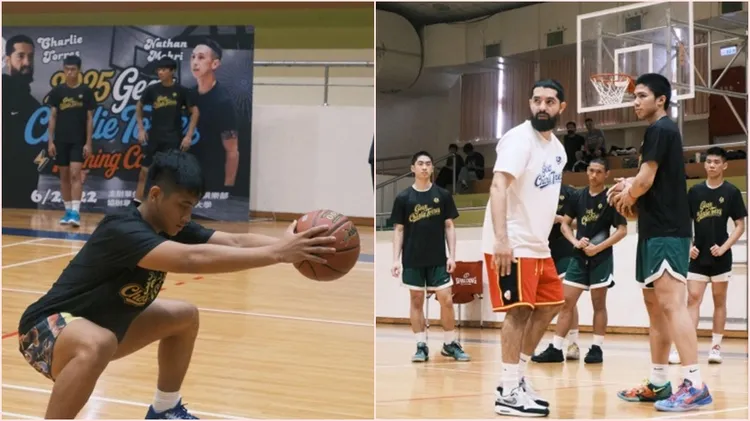 不少台灣學生籃球員都報名感受NBA訓練師的訓練方法。Gear齒輪運動俱樂部提供