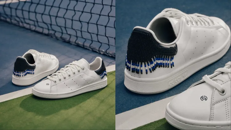 CLOT Stan Smith Beaded by Edison Chen以鞋面串珠元素作為亮點。品牌提供