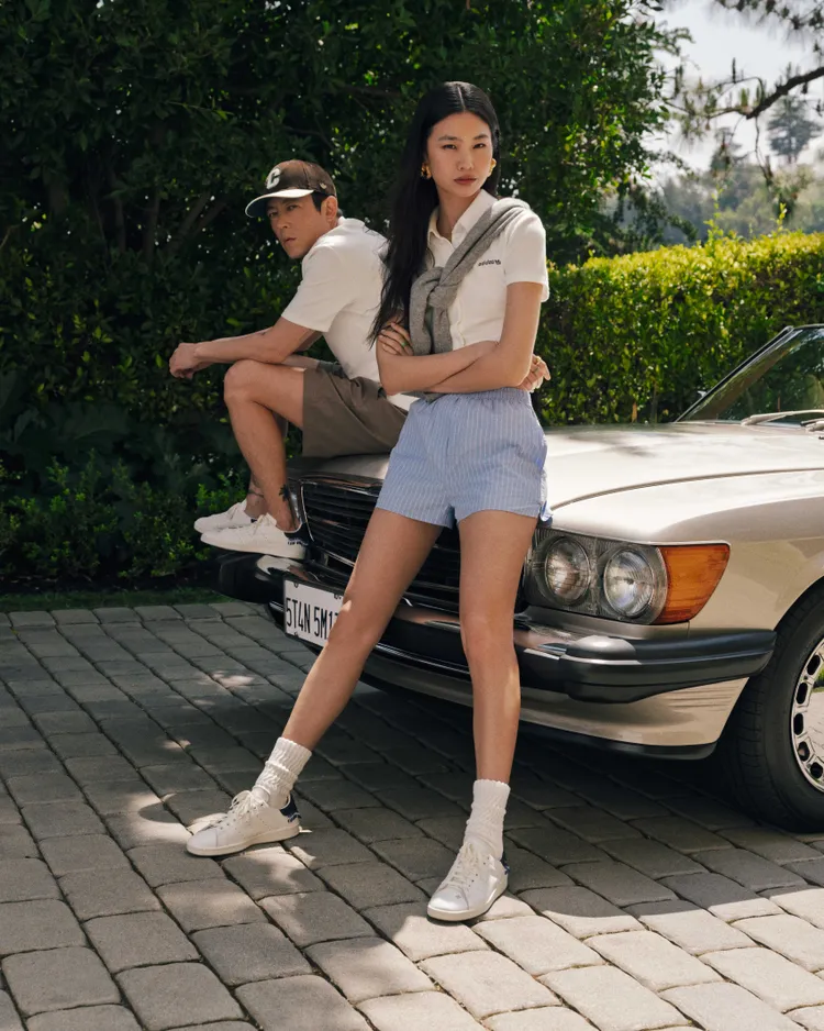 陳冠希（左）、鄭浩妍（右）首度同框。品牌提供
