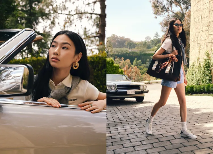 鄭浩妍拍攝CLOT Stan Smith Beaded by Edison Chen形象廣告。品牌提供