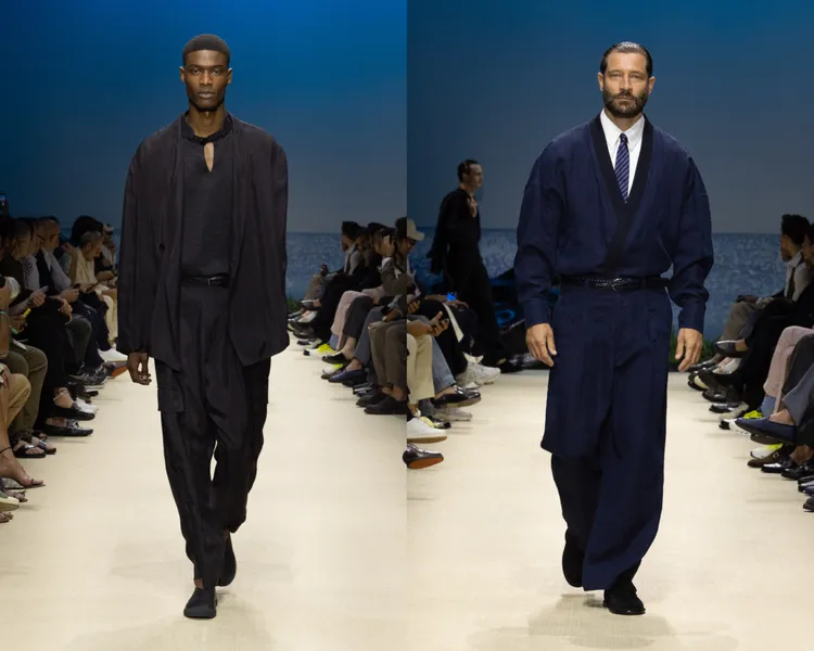 GIORGIO ARMANI 2026春夏男裝秀。品牌提供
