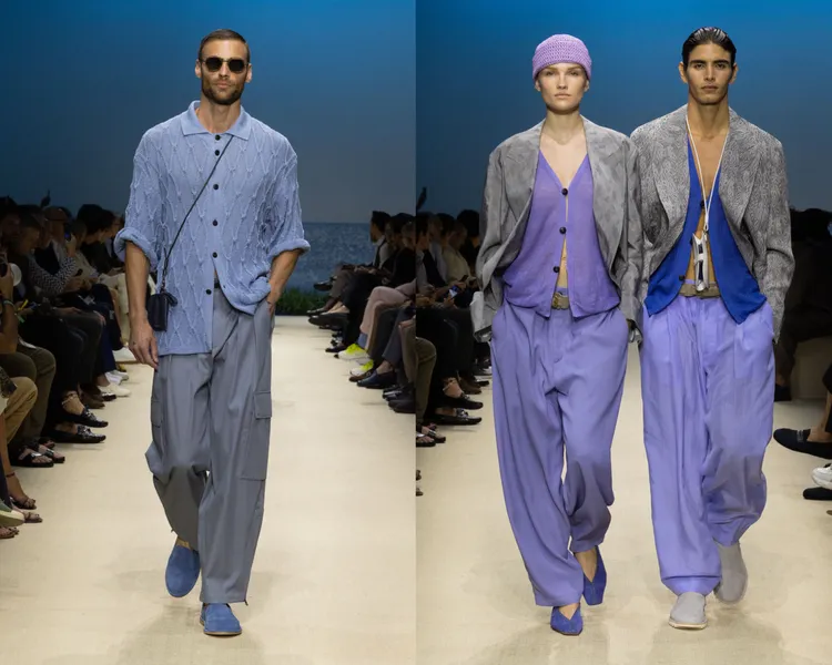 GIORGIO ARMANI 2026春夏男裝秀。品牌提供
