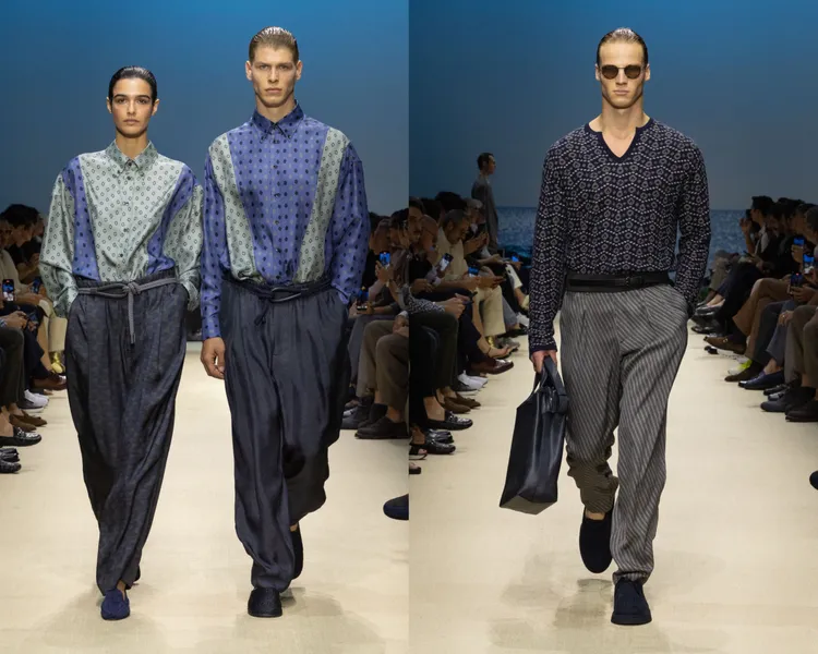 GIORGIO ARMANI 2026春夏男裝秀。品牌提供