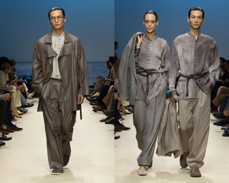 GIORGIO ARMANI 2026春夏男裝秀。品牌提供