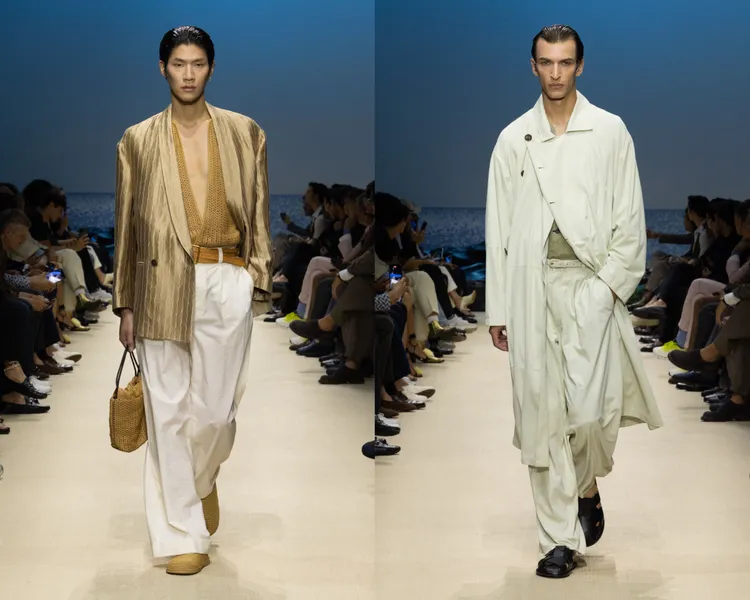 GIORGIO ARMANI 2026春夏男裝秀。品牌提供