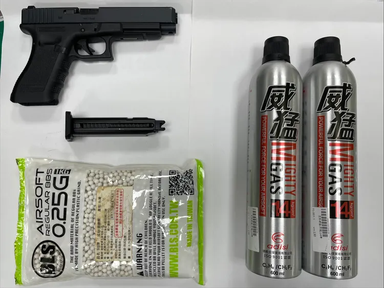 警方查獲相關證物。警方提供