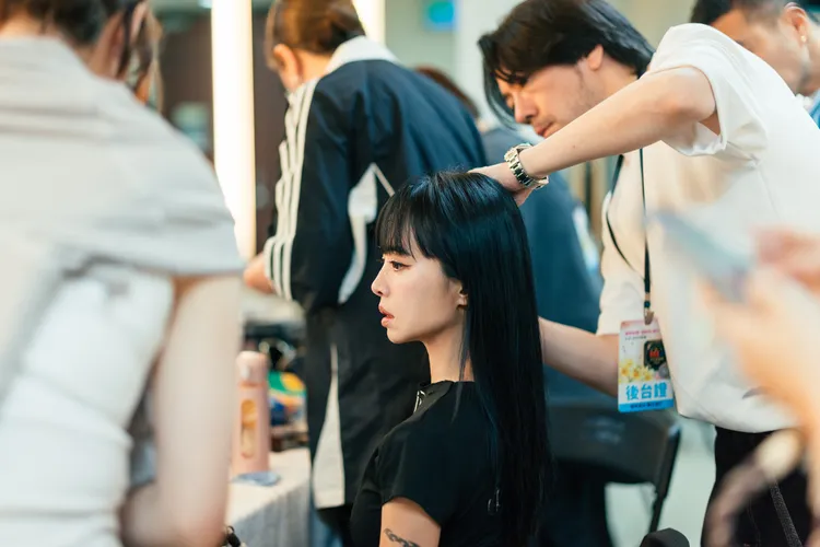 蔡依林備戰今晚的演出。華納音樂提供