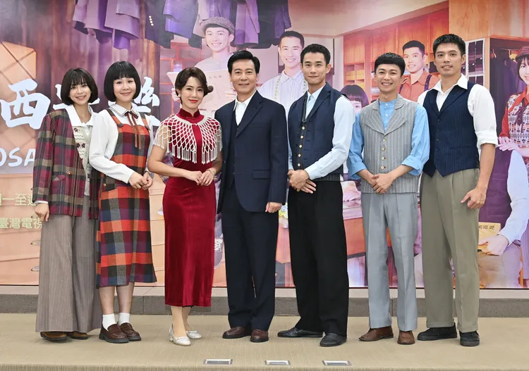 （左起）蔡祥、何宜珊、黃瑄、尹昭德、盧彥澤、陳玹宇、王盈凱。台視提供