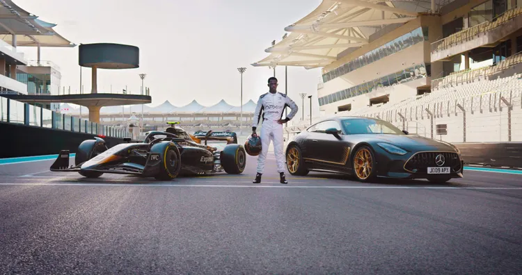 《F1 電影》全台熱映，劇中 Mercedes-AMG 提供技術支援與高性能車款。業者提供