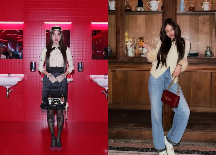 泰星Freen Sarocha拎上黑色、紅色款VAIN包，詮釋出優雅正式、隨性時髦風格。翻攝Freen Sarocha IG