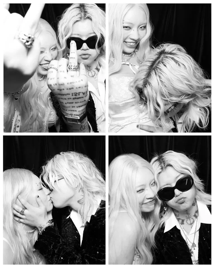 ASH ISLAND去年與恰米娜CHANMINA閃婚，育有1女。翻攝CHANMINA IG