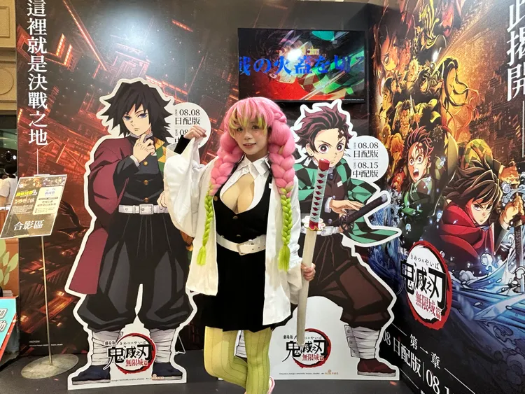 今年的動漫季精心打造16大經典動漫場景，讓參觀者彷彿置身於動漫世界中。中友提供