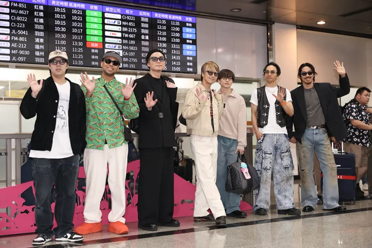 放浪兄弟睽違1年半來台。彭欣偉攝