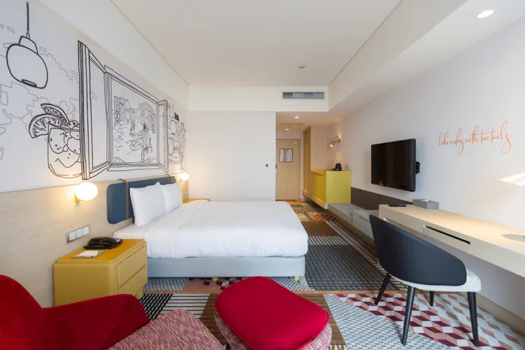 Two Tails Hotel Luzhou大床房。業者提供