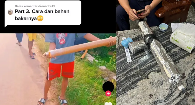 民眾自製的「土砲」與印度版大小有明顯差別。民眾提供