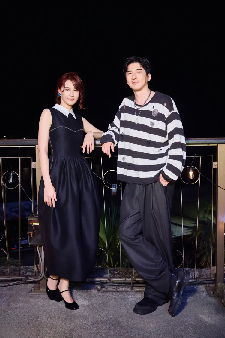 曾沛慈（左）首度攜手合作傅孟柏，私下相處充滿笑料。華研國際提供