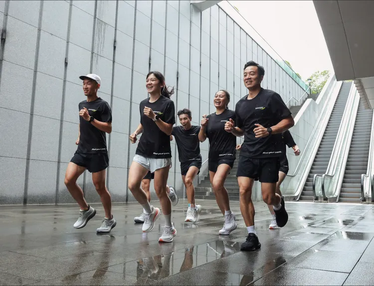 SAUCONY邀請路跑名人參加試跑體驗會。品牌提供