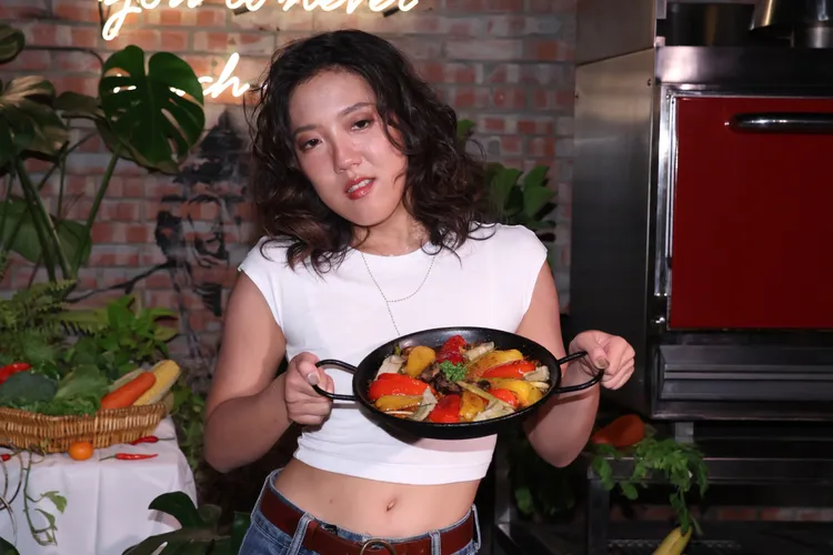 李竺芯在西班牙餐廳慶功。莊宗達攝