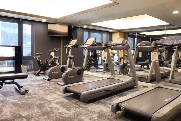 大直維多麗亞酒店健身房。業者提供