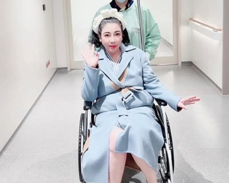 陳文茜昨晚表示已與自己在賽跑了。翻攝臉書