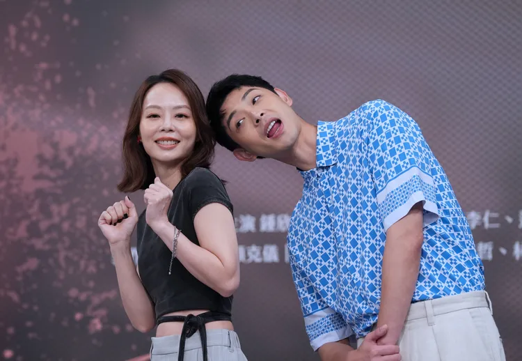 孫淑媚和連晨翔有床戲。攝影中心攝