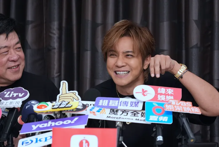 羅志祥與孫德榮冰釋前嫌。娛樂中心攝