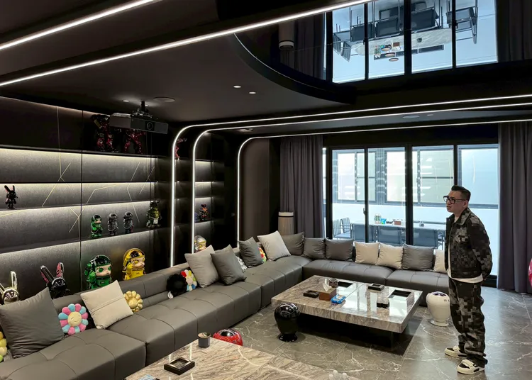 蹦闆在精品店樓上打造私人招待所，至今未找兄弟來過。彭欣偉攝