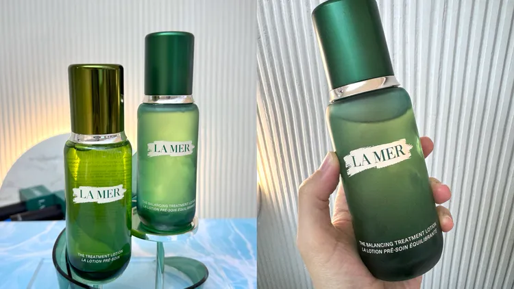 LA MER超能平衡精華露（左圖右、右圖），150ml／6000元。張家玲攝