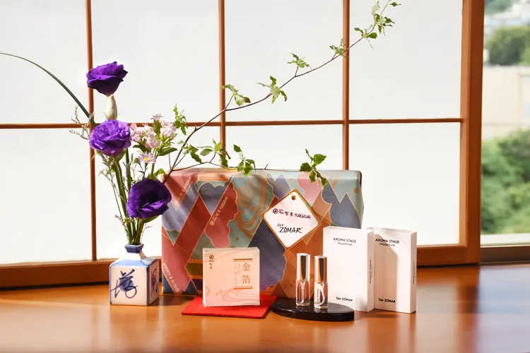 日勝生加賀屋 x Der Zomar 香氛禮盒。業者提供